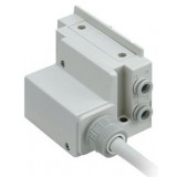 SMC solenoid valve 4 & 5 Port SS5Y7-12, 7000 Series Manifold, Lead Wire (IP67)